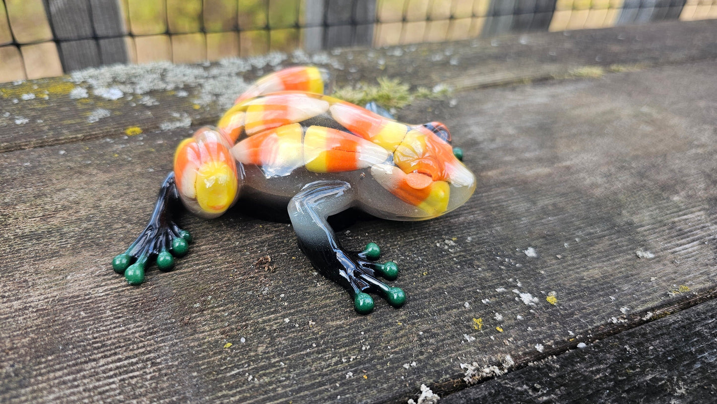 Mother Of Pearl Frog Jar Decor Collection