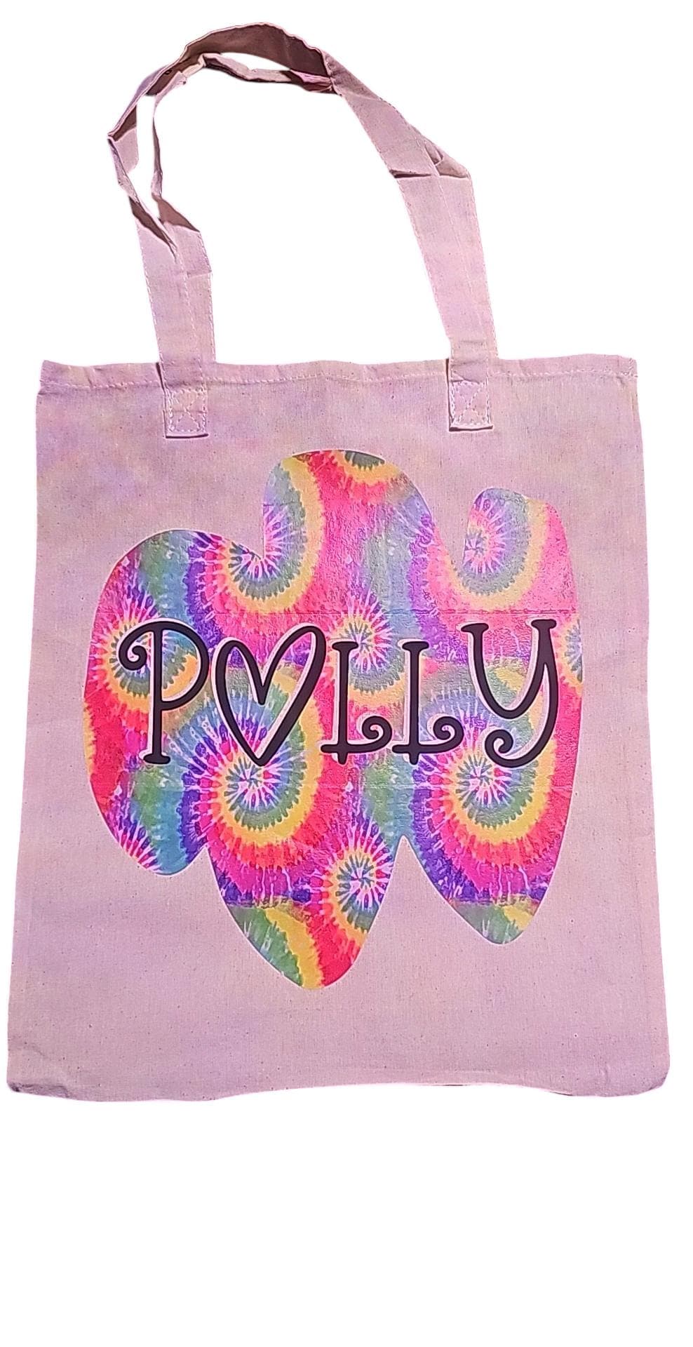 Personalized Name Canvas Tote Bag