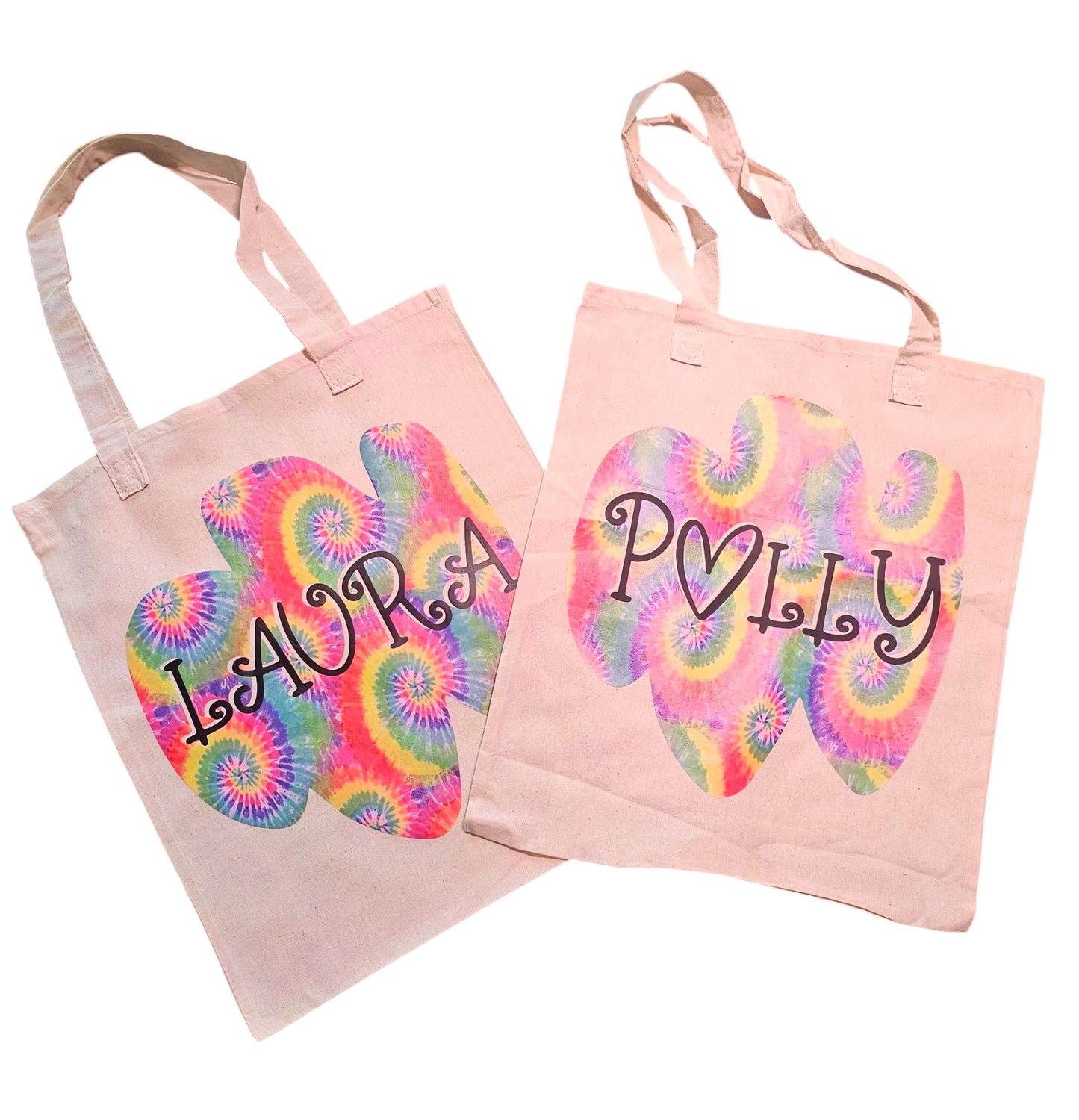 Personalized Name Canvas Tote Bag