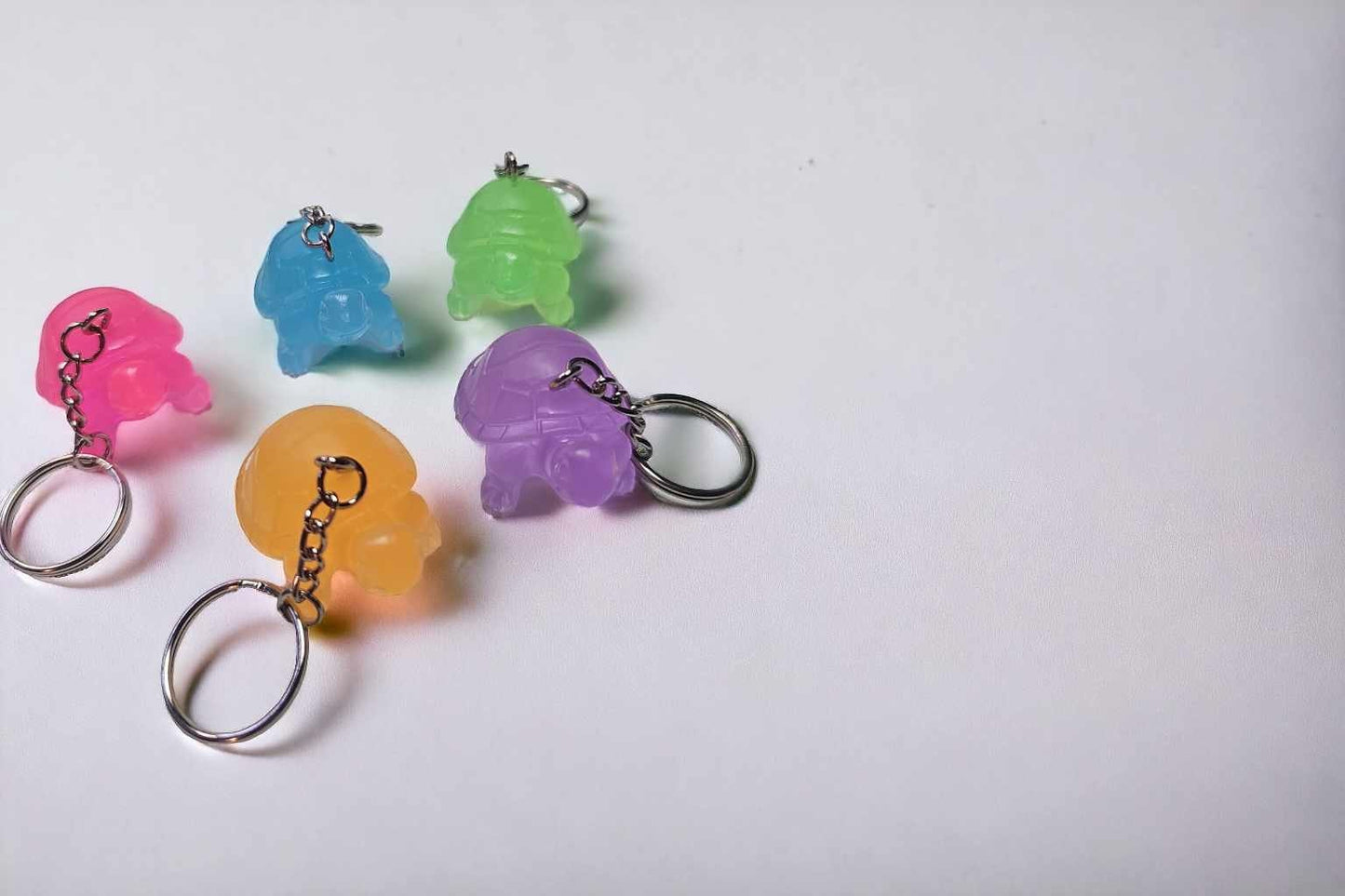 Glow Turtle Keychain Charm