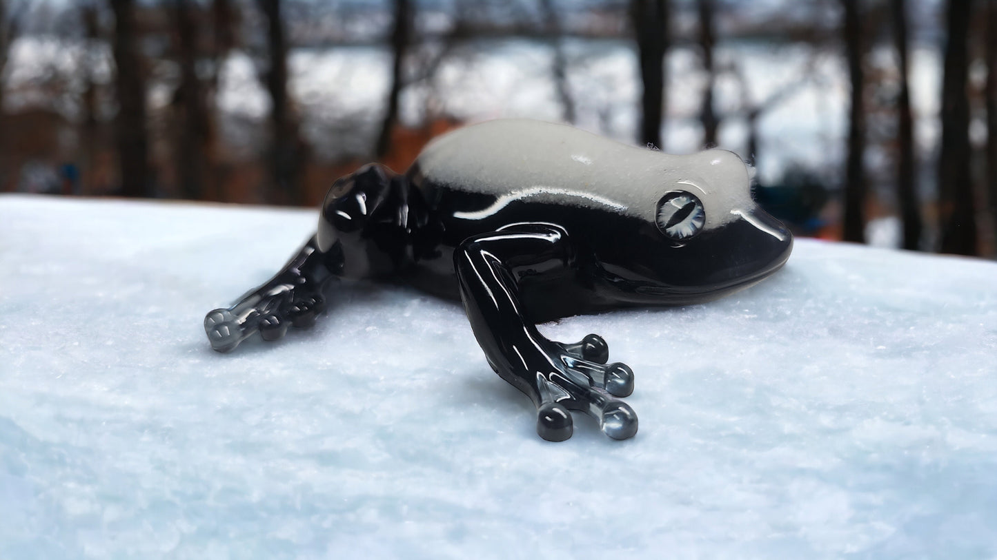Frozen Seas Resin Frog Decor