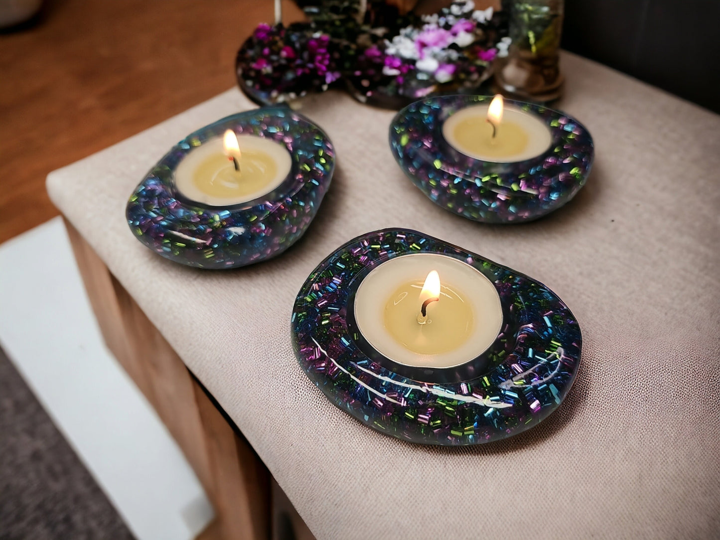 Unique Trio Resin Tealight Set