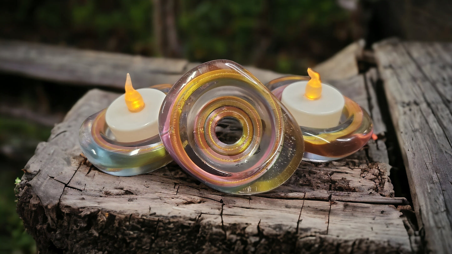 Unique Trio Resin Tealight Set