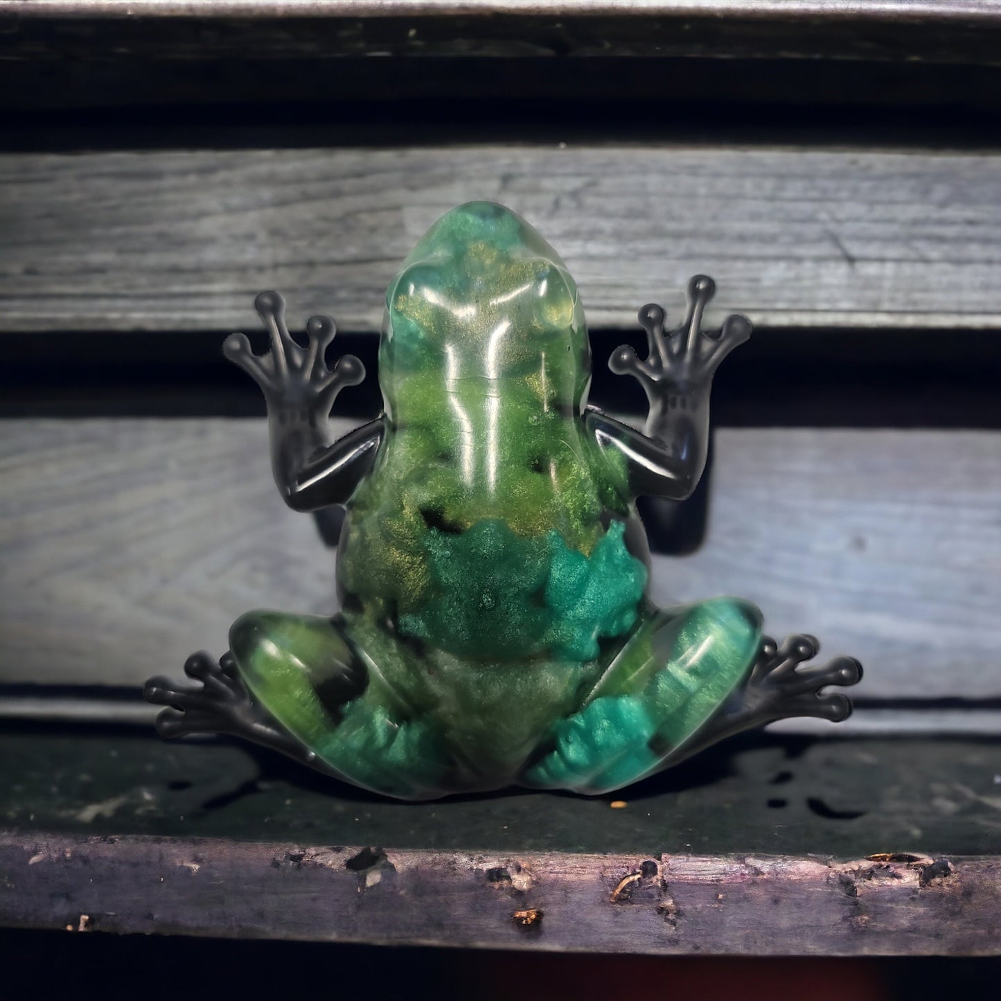 Resin "Frog-ception" Frog Decor