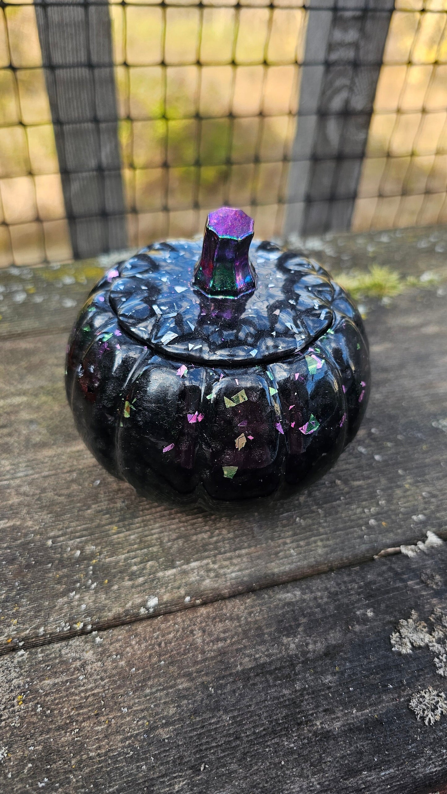 Pumpkin Jar Halloween Decor