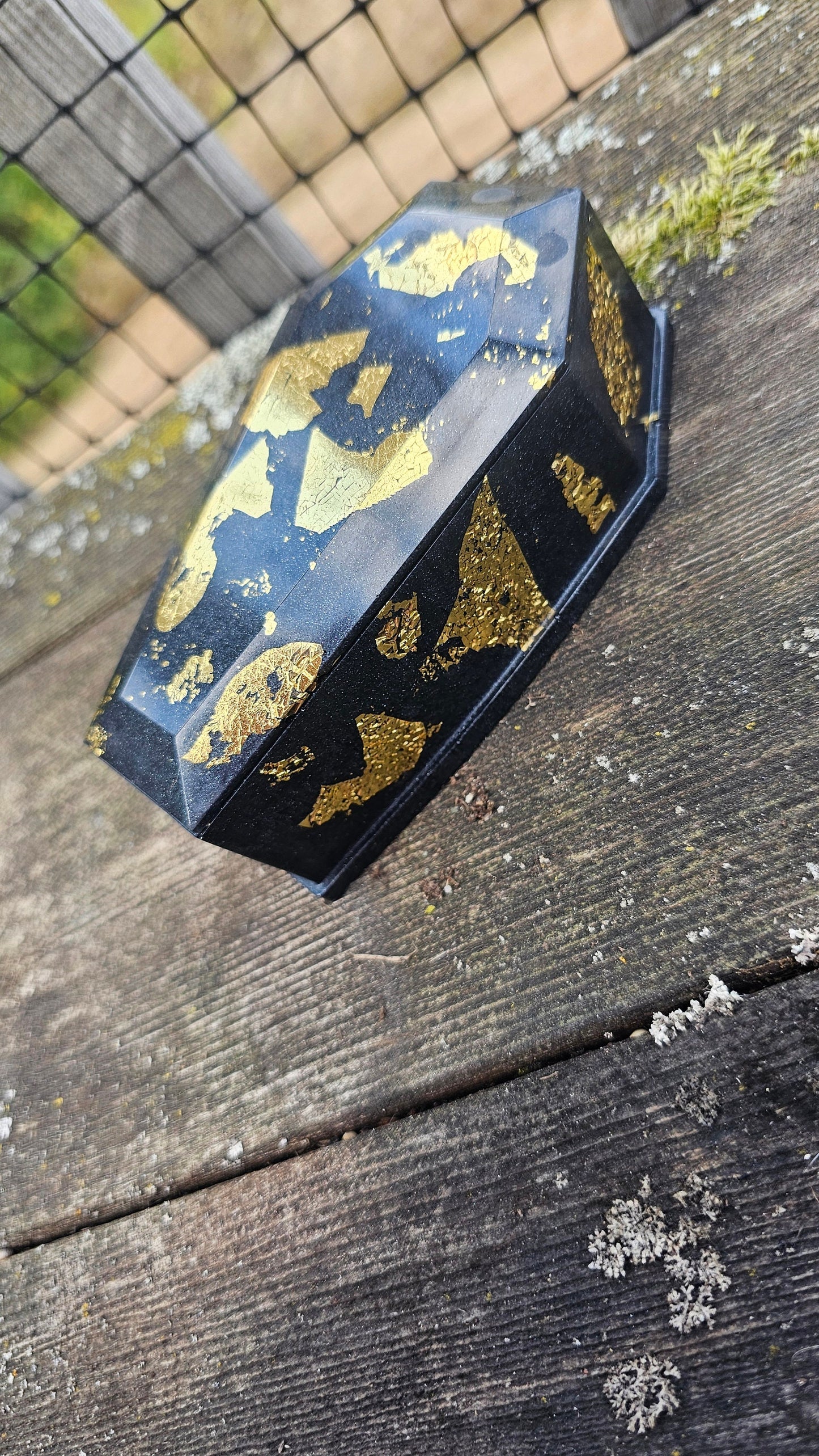 Coffin Trinket Container Halloween Decor