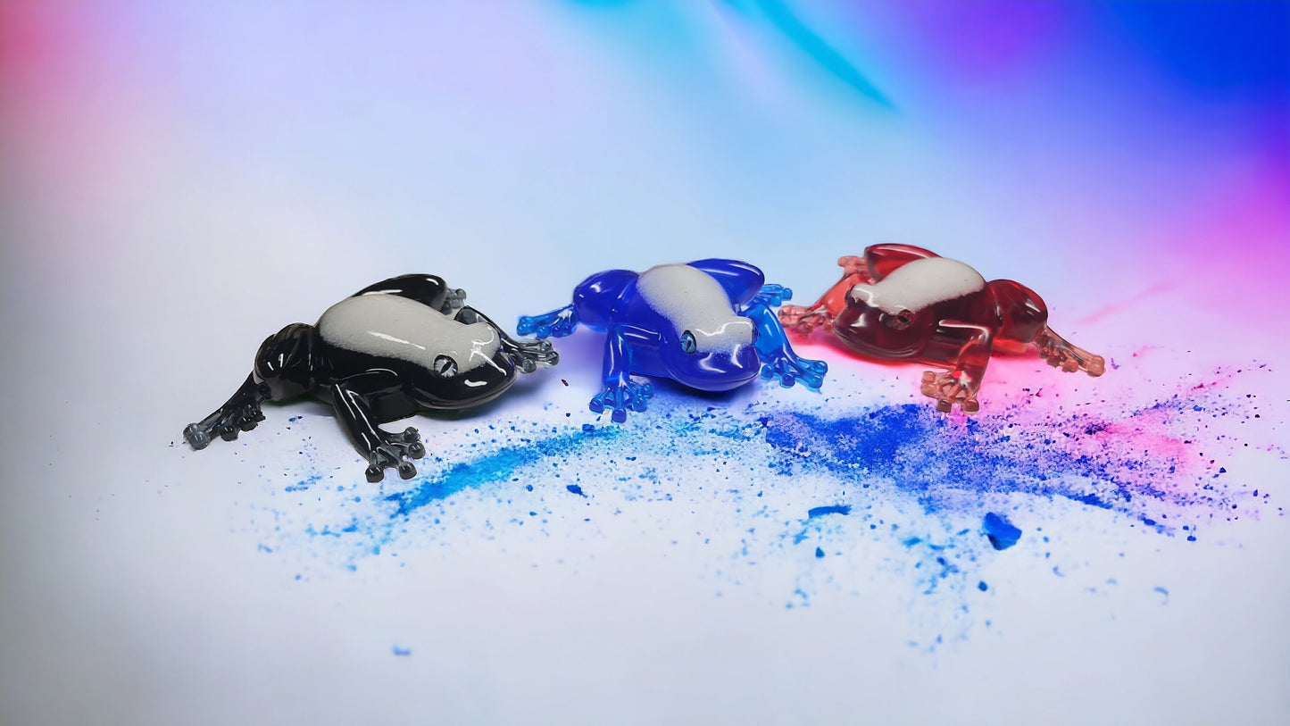 Frozen Seas Resin Frog Decor