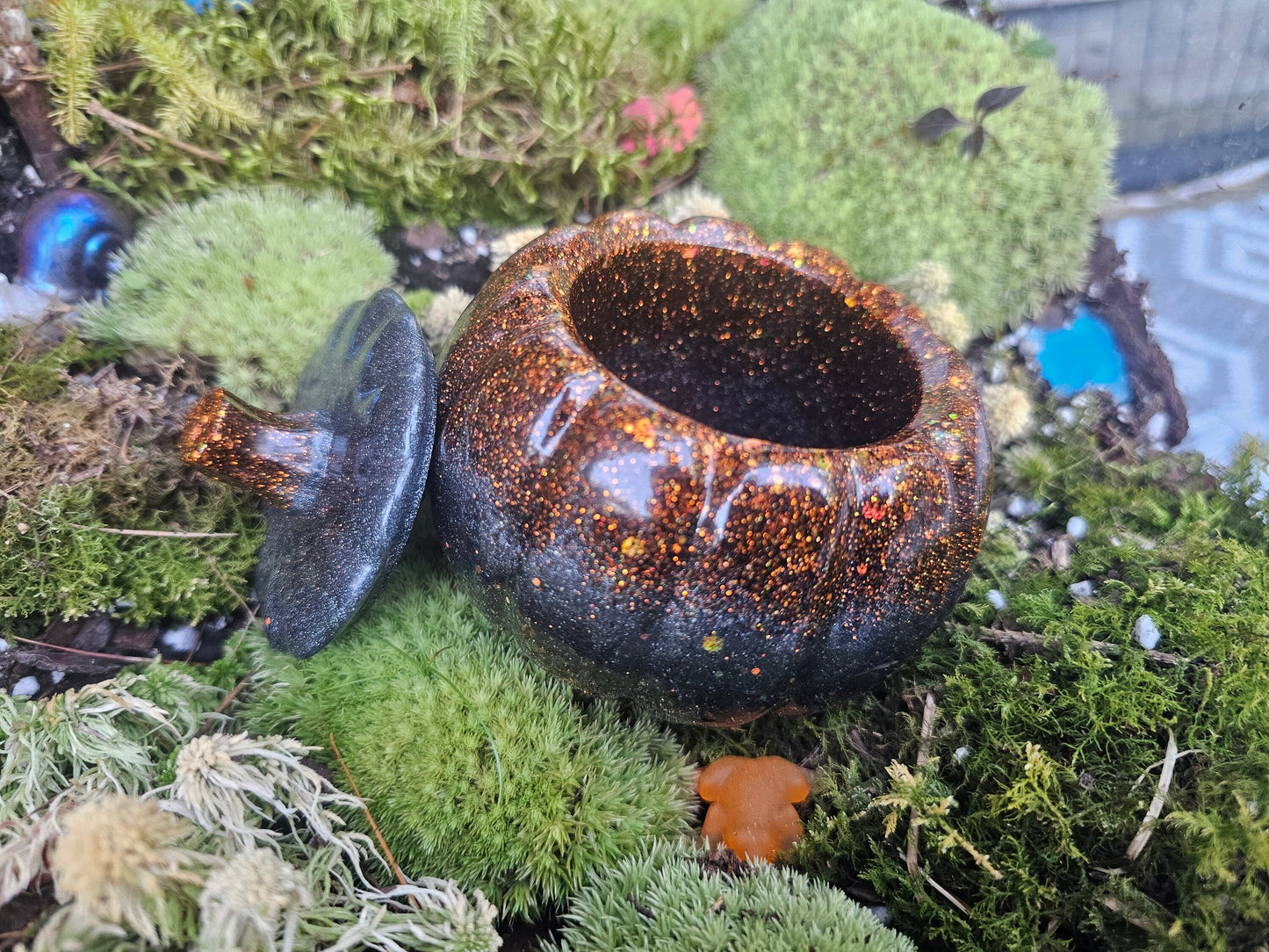 Pumpkin Jar Halloween Decor