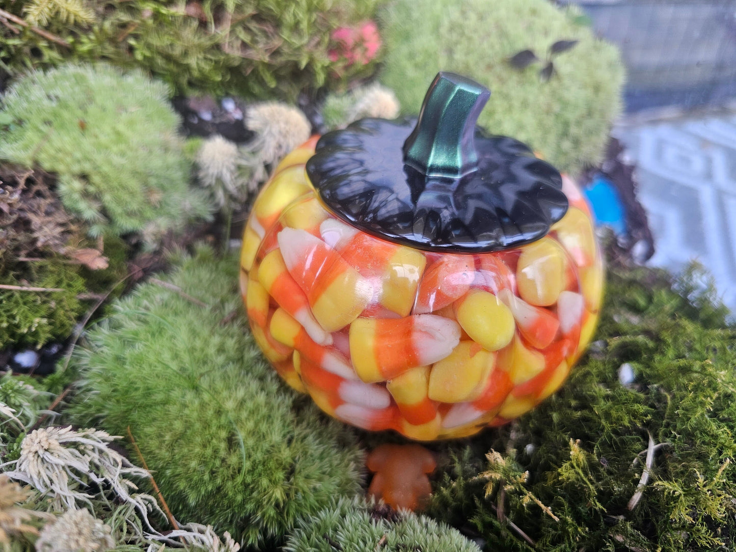 Pumpkin Jar Halloween Decor
