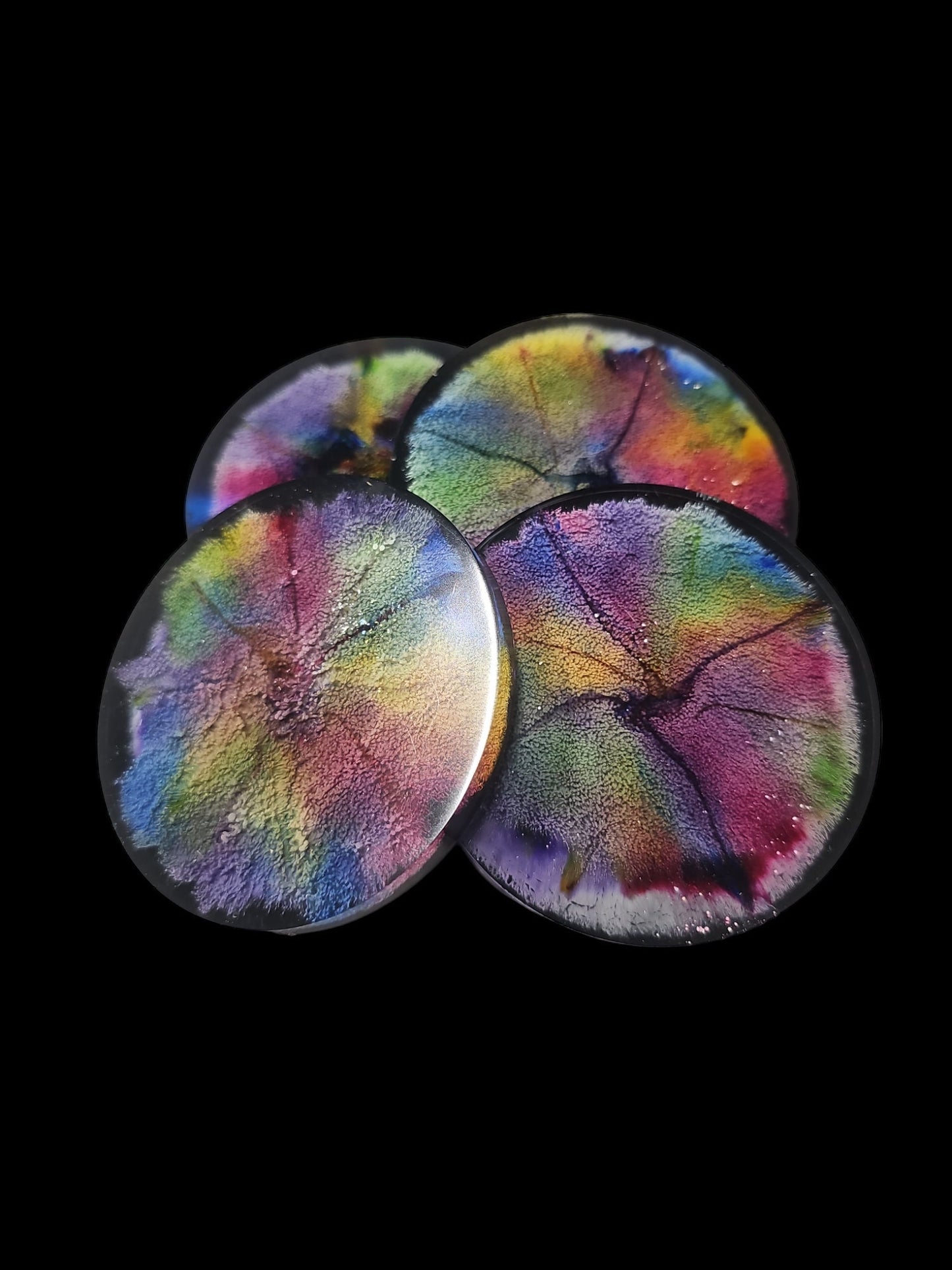 Petri Cell Bloom Coasters Set