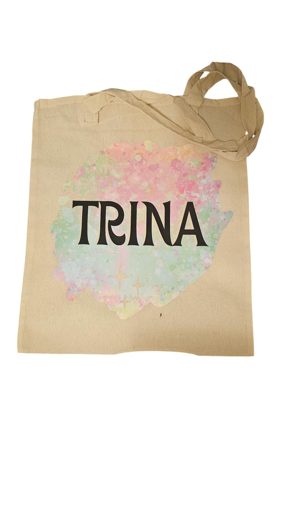 Personalized Name Canvas Tote Bag