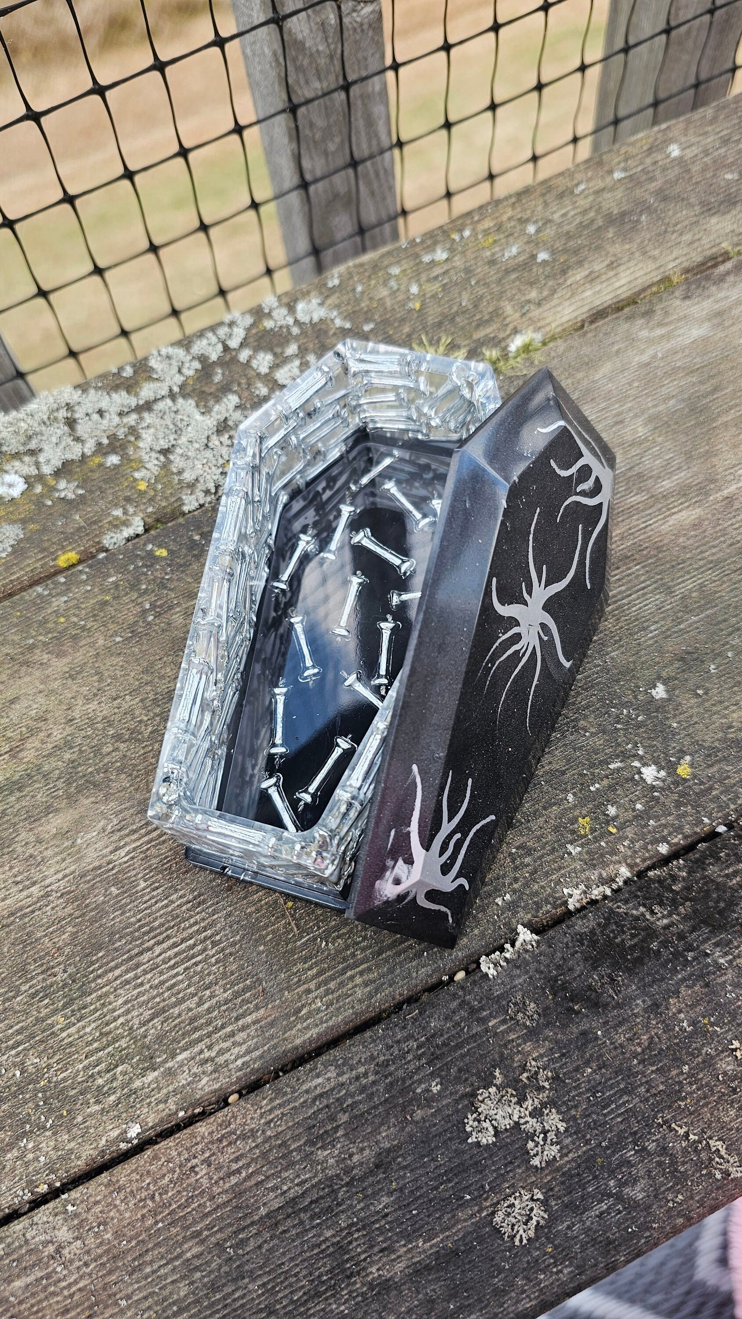 Coffin Trinket Container Halloween Decor