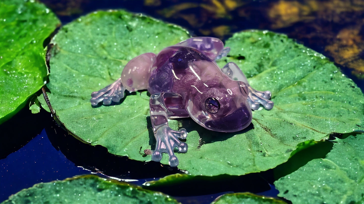 Resin "Frog-ception" Frog Decor