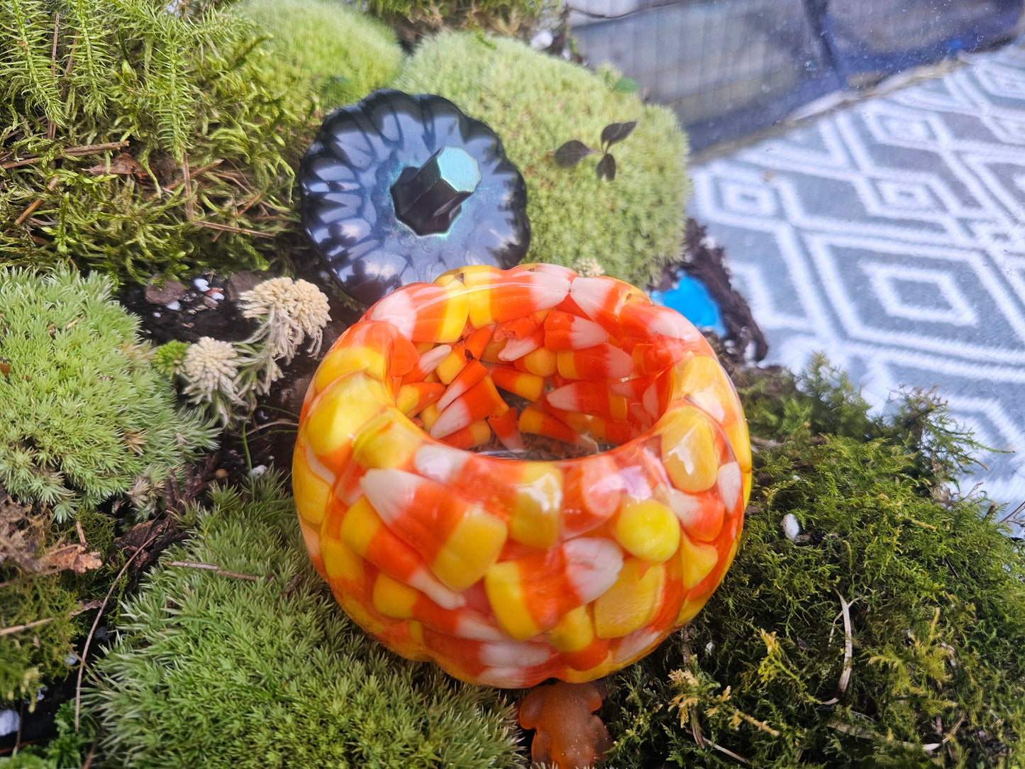 Pumpkin Jar Halloween Decor