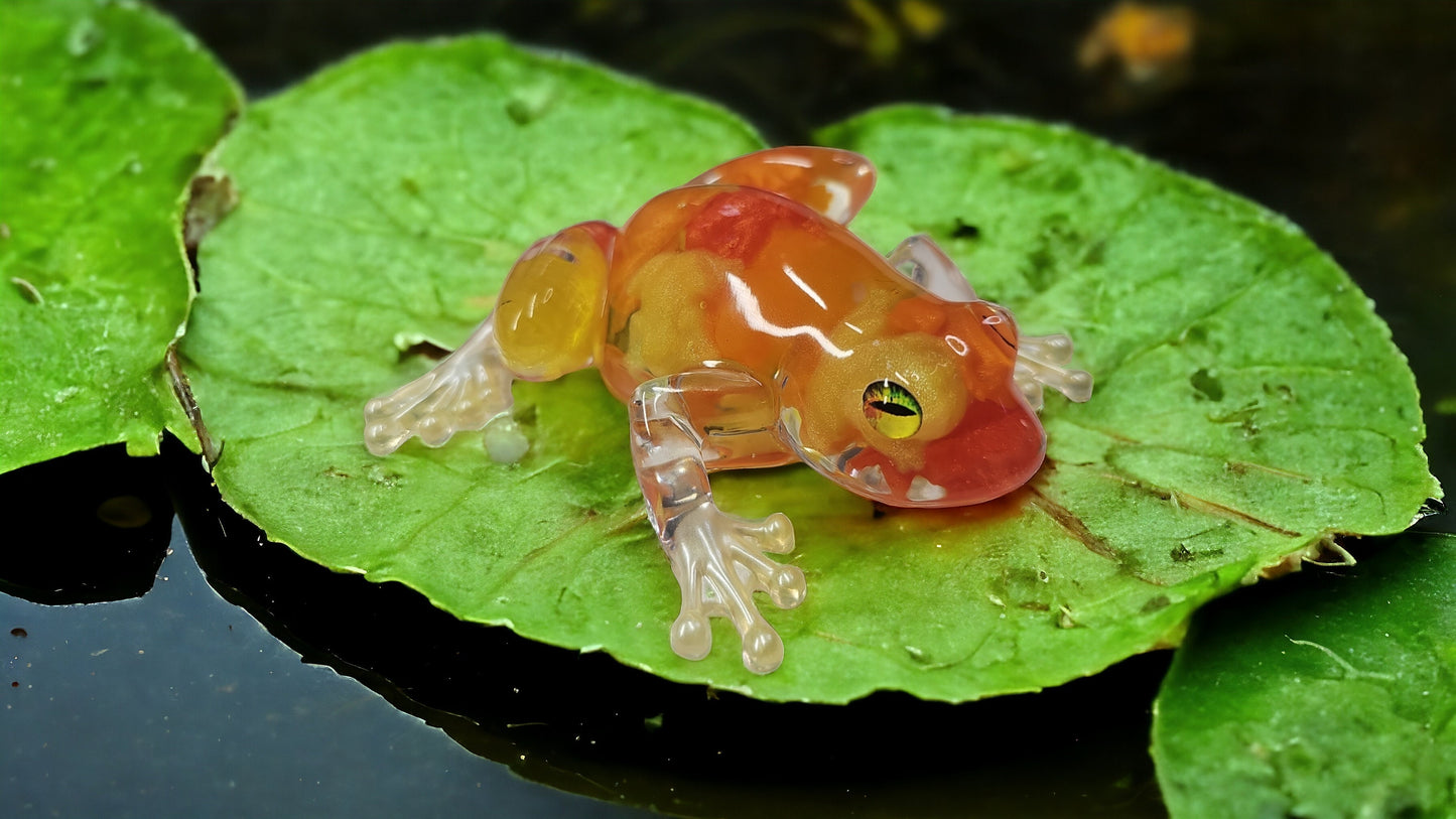 Resin "Frog-ception" Frog Decor