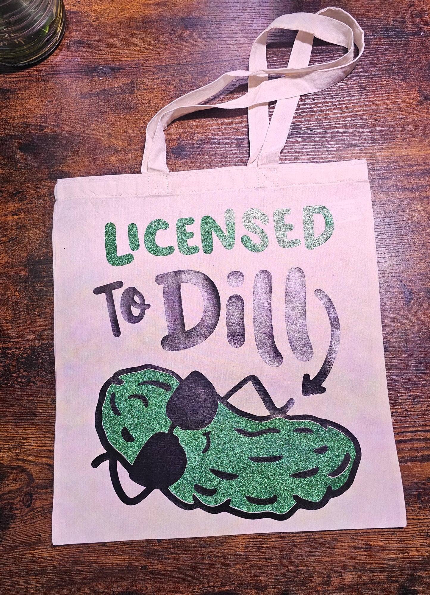 Licensed to Dill 100% Cotton Tote Bag