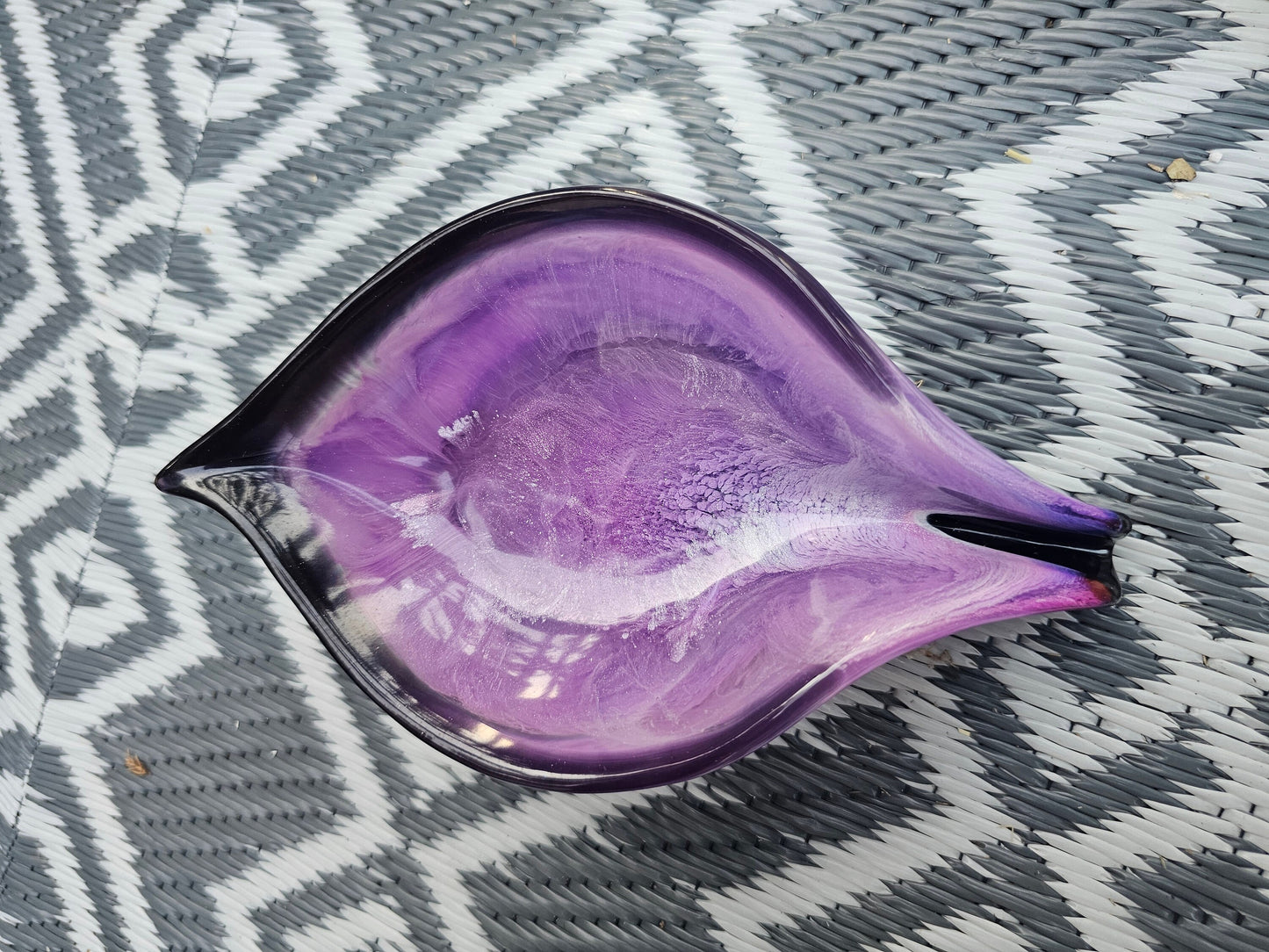 Crushed Glass Resin Soap Dish