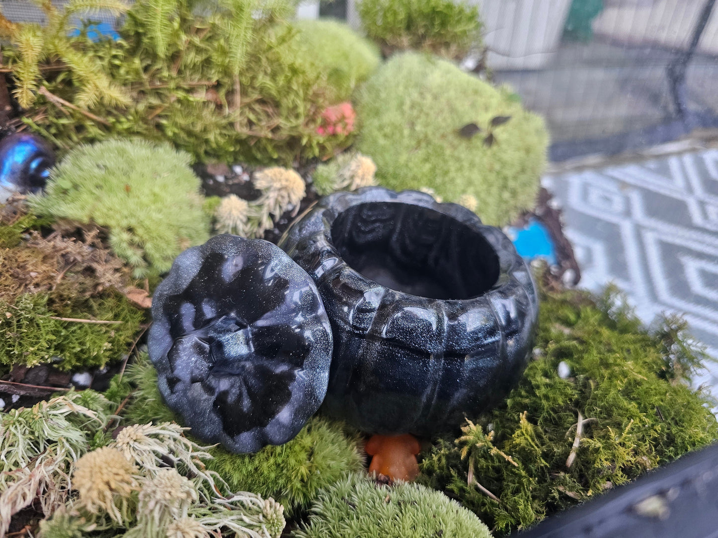 Pumpkin Jar Halloween Decor