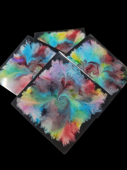 Petri Cell Bloom Coasters Set