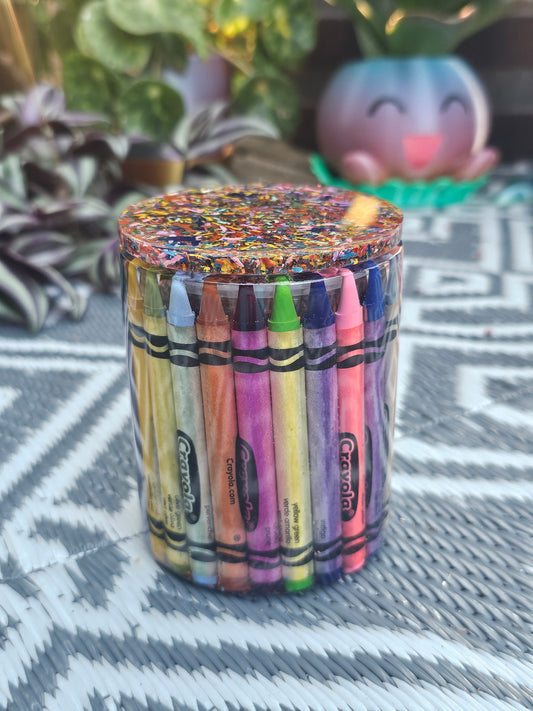 Crayon Jar Teacher Gift