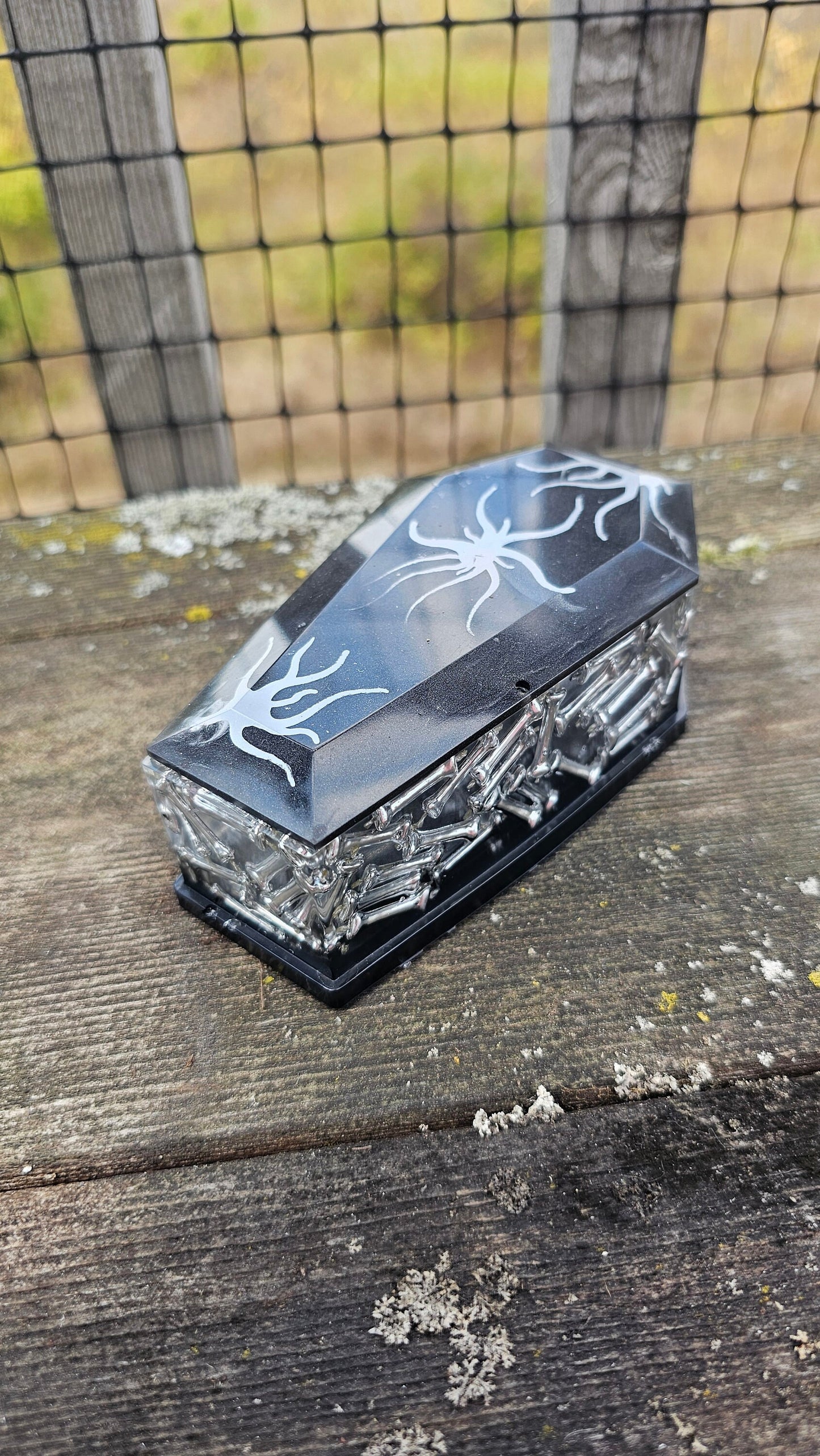Coffin Trinket Container Halloween Decor